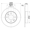 Image de Disque De Frein Hella 8dd355101221 Renault