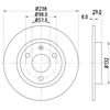 Image de Disque De Frein Hella 8dd355101451 Citroen;Peugeot