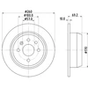 Image de Disque De Frein Hella 8dd355102731 Opel;Vauxhall