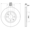 Image de Disque De Frein Hella 8dd355105051 Citroen;Peugeot