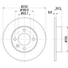 Image de Disque De Frein Hella 8dd355106681 Seat;Volkswagen