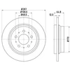 Image de Disque De Frein Hella 8dd355107091 Volvo