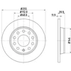 Image de Disque De Frein Hella 8dd355107561 Audi;Seat