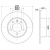 Image de Disque De Frein Hella 8dd355108291 Nissan;Opel;Renault