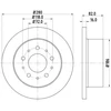 Image de Disque De Frein Hella 8dd355108961 Citroen;Fiat;Peugeot