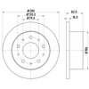 Image de Disque De Frein Hella 8dd355108981 Citroen;Fiat;Opel;Peugeot