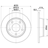 Image de Disque De Frein Hella 8dd355109091 Audi