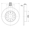 Image de Disque De Frein Hella 8dd355109641 Audi;Seat;Skoda;Volkswagen
