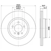 Image de Disque De Frein Hella 8dd355110041 Bmw