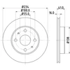 Image de Disque De Frein Hella 8dd355110701 Daihatsu