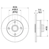 Image de Disque De Frein Hella 8dd355113461 Seat;Volkswagen