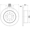 Image de Disque De Frein Hella 8dd355113711 Citroen;Fiat;Opel;Peugeot