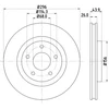 Image de Disque De Frein Hella 8dd355114601 Nissan