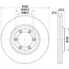 Image de Disque De Frein Hella 8dd355115231 Isuzu