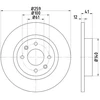 Image de Disque De Frein Hella 8dd355115271 Dacia;Renault;Smart