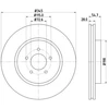 Image de Disque De Frein Hella 8dd355115471 Chrysler;Dodge;Lancia