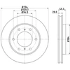 Image de Disque De Frein Hella 8dd355115731 Fiat;Mitsubishi