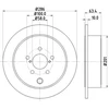 Image de Disque De Frein Hella 8dd355116421 Subaru;Toyota