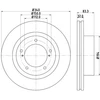 Image de Disque De Frein Hella 8dd355116551 Toyota