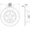 Image de Disque De Frein Hella 8dd355116581 Chevrolet;Opel;Vauxhall