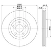 Image de Disque De Frein Hella 8dd355116761 Nissan;Renault