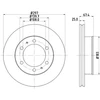 Image de Disque De Frein Hella 8dd355116821 Toyota