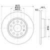 Image de Disque De Frein Hella 8dd355116971 Audi;Cupra;Ford;Seat;Skoda;Volkswagen