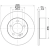 Image de Disque De Frein Hella 8dd355117141 Nissan;Opel;Renault;Vauxhall