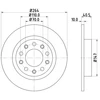 Image de Disque De Frein Hella 8dd355117241 Alfa Romeo