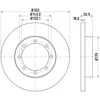 Image de Disque De Frein Hella 8dd355117281 Nissan;Opel;Renault;Vauxhall