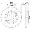 Image de Disque De Frein Hella 8dd355117321 Nissan
