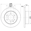 Image de Disque De Frein Hella 8dd355117641 Mercedes-Benz;Volkswagen