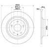 Image de Disque De Frein Hella 8dd355118541 Mazda