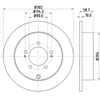 Image de Disque De Frein Hella 8dd355119061 Citroen;Mitsubishi;Peugeot