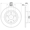 Image de Disque De Frein Hella 8dd355119391 Mazda