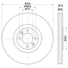 Image de Disque De Frein Hella 8dd355119641 Citroen;Ds;Peugeot