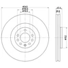 Image de Disque De Frein Hella 8dd355120091 Opel;Saab;Vauxhall
