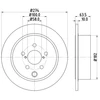 Image de Disque De Frein Hella 8dd355120341 Subaru