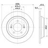 Image de Disque De Frein Hella 8dd355120471 Hyundai;Kia