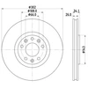 Image de Disque De Frein Hella 8dd355120501 Peugeot