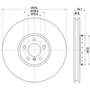 Image de Disque De Frein Hella 8dd355120701 Alpina;Bmw