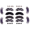 Image de Jeu De Plaquettes De Frein, Frein À Disque 8db 8db 355 025-801 Hella Hella 8db355025801