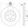 Image de Disque De Frein Hella 8dd355122851 Opel;Vauxhall