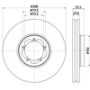 Image de Disque De Frein Hella 8dd355123131 Ford