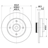 Image de Disque De Frein Hella 8dd355123291 Citroen;Peugeot