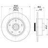 Image de Disque De Frein Hella 8dd355123311 Renault