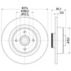 Image de Disque De Frein Hella 8dd355123331 Renault