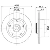 Image de Disque De Frein Hella 8dd355123341 Bmw;Renault