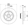 Image de Disque De Frein Hella 8dd355123421 Mercedes-Benz;Nissan;Renault