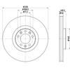 Image de Disque De Frein Hella 8dd355125331 Citroen;Ds;Opel;Peugeot